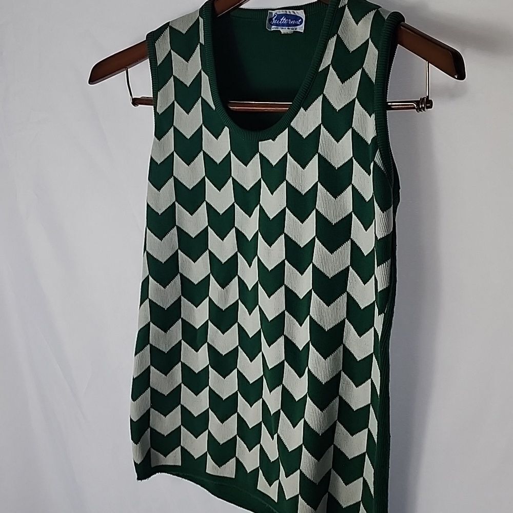 Derby Style Vtg Scoop Neck Butternut Knitting Mills Eclectic Grandpa